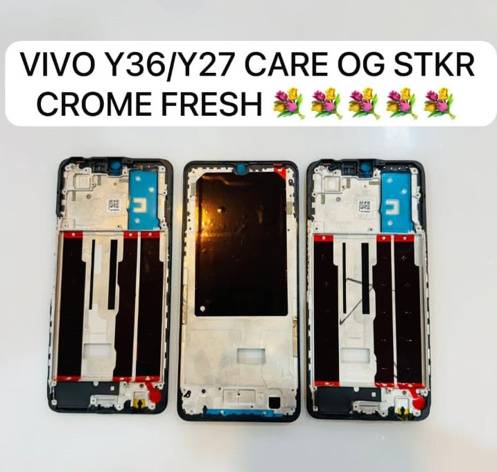 Lcd Frame Middle Chassis for Vivo Y27 Black Zeespares Lcd Frame Middle Chassis for Vivo Y27 Black Zeespares